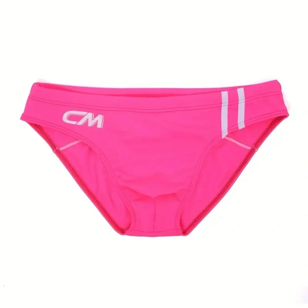 Men's Hot Pink Low-Rise Swim Brief